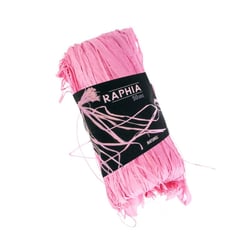 MégaCréa DIY - Raphia végétal Rose 50 g