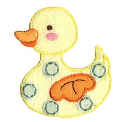 Ecusson thermocollant éponge canard 6cmx7cm