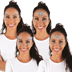 Strass autocollant pour le visage - modèle aléatoire - II