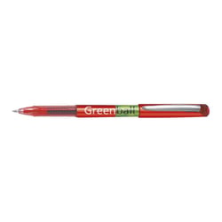 Lot de 10 stylos roller PILOT - Begreen - Rouge - Pointe conique moyenne