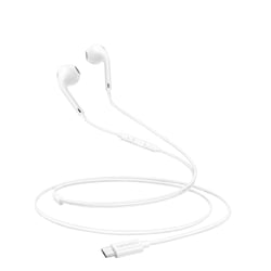 Mayaxess Écouteurs Filaires USB-C pour iPhone Air avec Microphone intégré Blanc