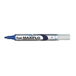 Lot de 12 marqueurs tableau blanc - PENTEL - Pointe ogive fine 2,0 mm - Bleu - MAXIFLO MWL5S