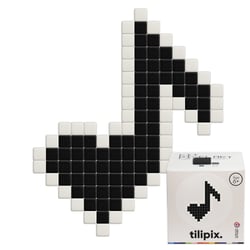 Kit mosaïque DIY pixel art - Coeur note de musique - Mini
