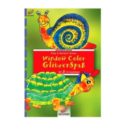 Livre window color - escargot et la tortue - motif peinture pour fenêtre