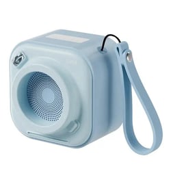 Mini Enceinte Bluetooth Stereo Sans Fil Ultra Portable Son 360° Haute Puissance 5W Bleu YONIS