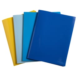 Protège-documents en PP recyclé semi-rigide BeeBlue 60 vues - A4 - Couleurs assorties - x 12 - Exacompta