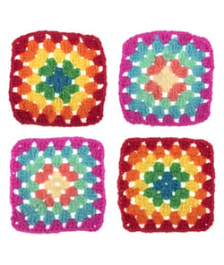 Mon premier kit de crochet – Granny Squares - Trimits Multicolore