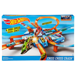 Circuit Voiture Criss Cross Crash Track Set - Hot Wheels®