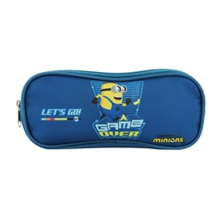 Trousse scolaire 2 compartiments Les Minions Bleu BAGTROTTER