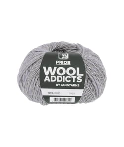 Pelote de lin et coton PRIDE - 100gr - Wool Addict 0023 Gris