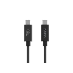 Belkin Câble USB-C vers USB-C 4.0 (240W) Charge Rapide et Synchro 2 m Noir