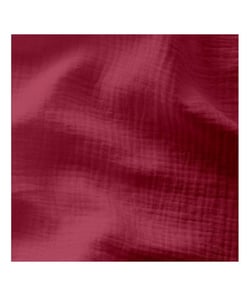Tissu Double Gaze de coton gaufrée de 130 CM de largeur Pourpre vendu par 50 cm