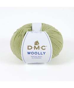 Pelote 100% Laine Vierge Woolly - DMC 890 Anis