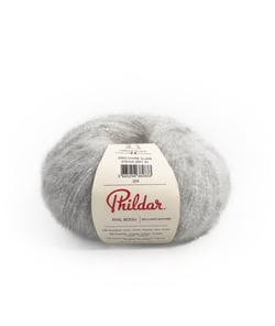 Pelote de laine à tricoter PHIL BIJOU - Phildar Gris chiné clair