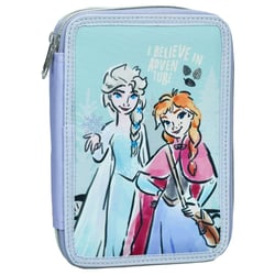 Trousse garnie Reine des neiges Everything 18 CM - 2 compartiments - Frozen