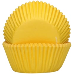 48 Caissettes à Cupcakes - Jaunes