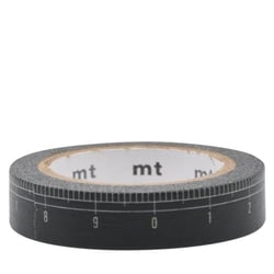 Masking tape - Règle noire - 7 m x 10mm