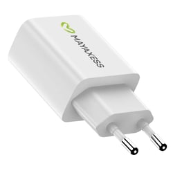 Mayaxess Chargeur Rapide USB-C 20W pour Galaxy S25 / S25 Ultra / S25 Plus / S25 SE / S25 Edge Blanc