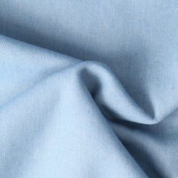 Tissus Jean Denim envers bouclette Bleu clair
