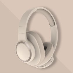 Casque Audio Bluetooth Sans Fil Réduction De Bruit 49h Autonomie Couleur Abricot Orange 2 YONIS