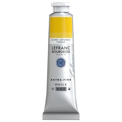 Peinture à l'huile - Extra-fine - Jaune japonais foncé - 184 - Lefranc Bourgeois - 40ml