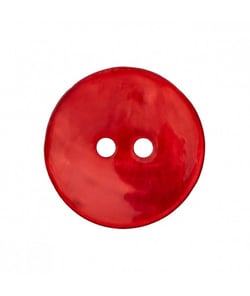 Bouton Nacre 2 trous 23mm - Prym Rouge