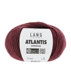 Pelote de laine vierge ATLANTIS - Lang Yarns 0063 violet