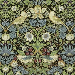 Lot de 4 serviettes en papier découpage collage 33 cm OISEAU WILLIAM MORRIS O 210