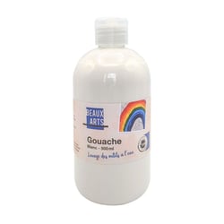MégaCréa DIY - Gouache fabriqué en France Blanc 500 ml