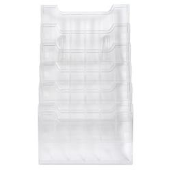 Trieur mural modulable horizontal 6 compartiments A4 - Cristal - Exacompta