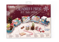 Calendrier de l avent – Petit train surprise - Graine Creative - Marron