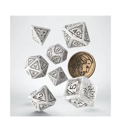 Set de Dés The Witcher - Geralt, Le Loup Blanc