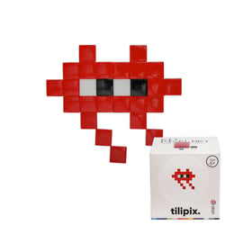 Kit mosaïque DIY pixel art - Little monster - Rouge