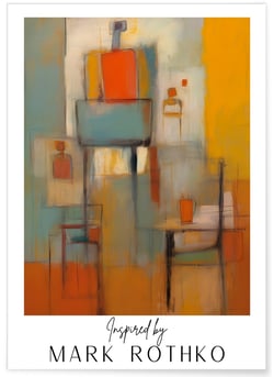 Affiche Mark Rothko n°8 | A3 : 29,7x42cm