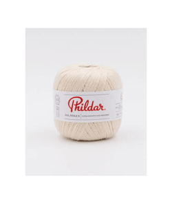 Cotons à Crocheter PHIL PERLE 5 - Phildar Ivoire