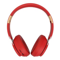 Casque Audio Bluetooth 5.0 Sans Fil Avec Micro Rouge Longue Autonomie Rouge YONIS