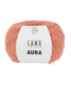 Pelote de Coton AURA - Lang Yarns 0028 Orange