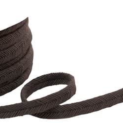 Bobine 20m double cordon fils 10mm gris foncé