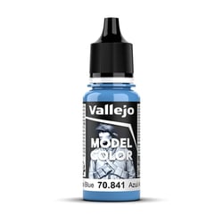 Flacon 17 ml - Peinture acrylique Vallejo Model Color pour maquette - Andrea Blue n°70841 - Fine - Opaque