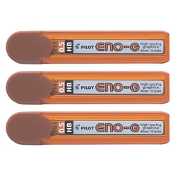 Mines graphite PILOT ENO - HB - 0.5 mm - Lot de 3 étuis de 12 mines