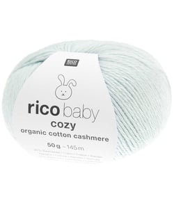 Pelote Rico Baby Cozy Organic Cotton Cashmere – Douceur et Naturel pour Bébé 07 Bleu clair