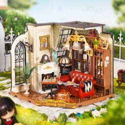 Puzzle 3D 284 pièces - Maison miniature Salon de Catherine - Figured'Art