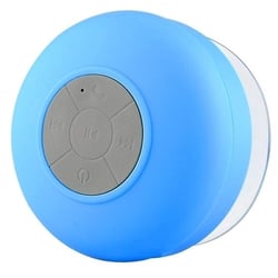 Enceinte Bluetooth Waterproof Kit Mains Libres Iphone Smartphone Tablette Bleu YONIS