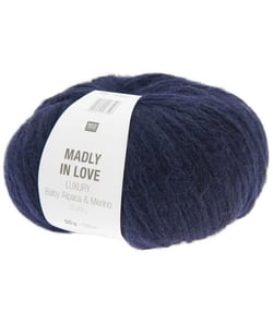 MADLY IN LOVE - Baby Alpaga et Mérino à tricoter - Rico Design 08 Bleun marine bleu