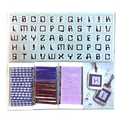 Etiquettes - Embellissements - Scrapbooking - Rubans - Violet et Argent