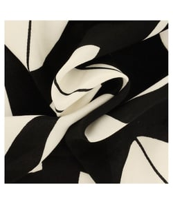 Tissu coton viscose imprimé de formes géométriques de 140 cm de largeur 0 Noir vendu par 50 cm