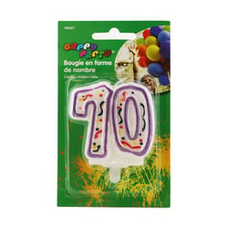 Bougie anniversaire nombre 70