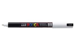 Lot de 12 Marqueurs pointe calibrée extra-fine POSCA PC1MR 0,7mm Blanc POSCA