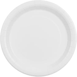 6 Assiettes Blanc Ø23 cm - En carton