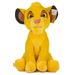 Grande peluche disney le roi lion avec sons : simba 53 cm - licence disney